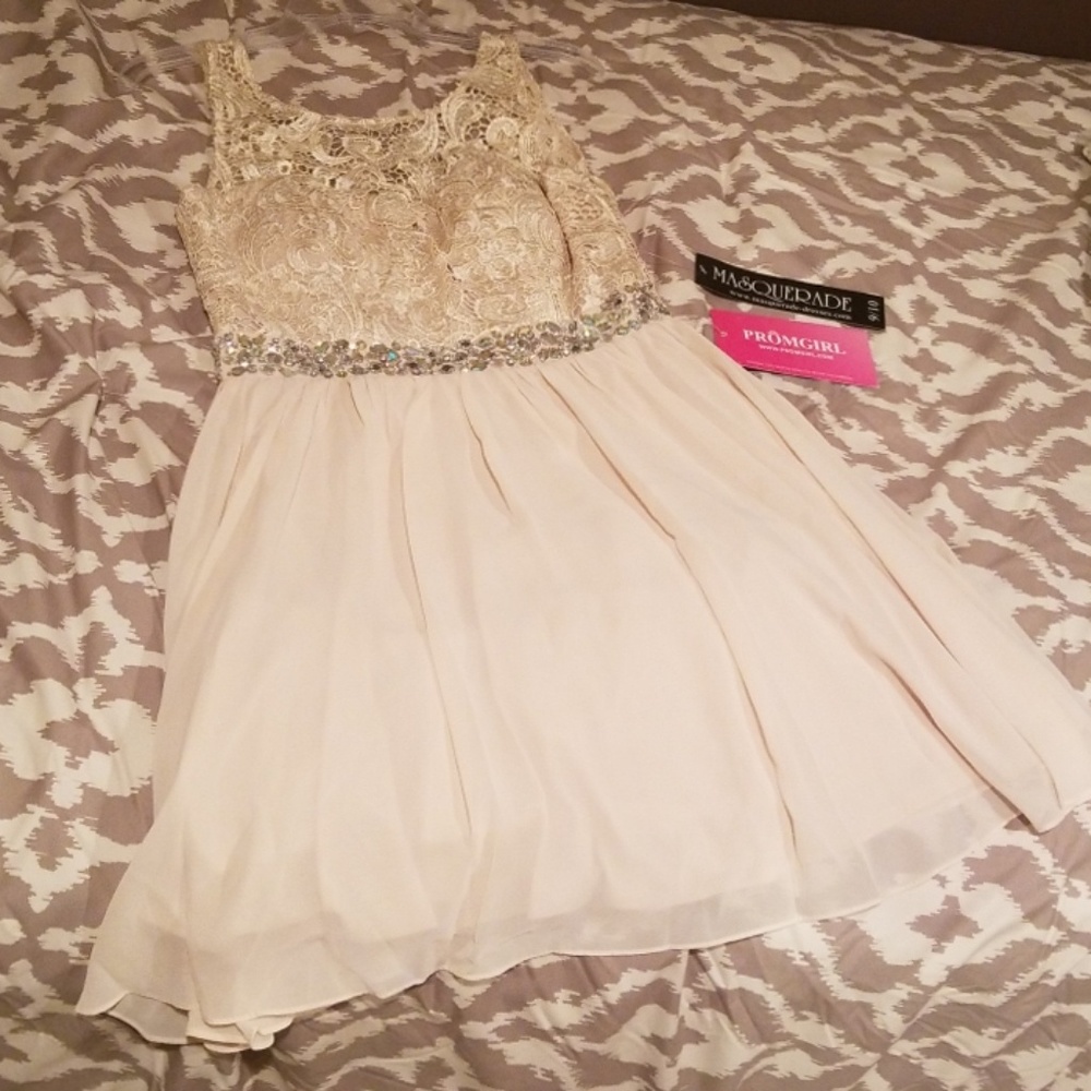 Lace&Chiffon Cocktail Dress